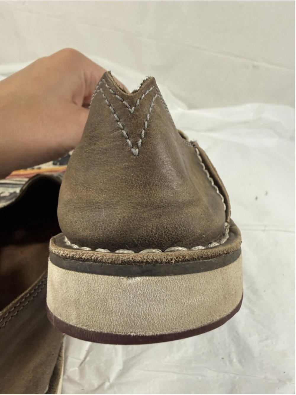 Ariat Women's Taupe Buffalo Cruiser 7B - Picture 13 of 15